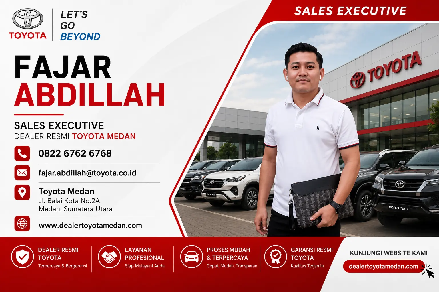 Sales Dealer Toyota Medan Melayani Pembelian Mobil Toyota Baru